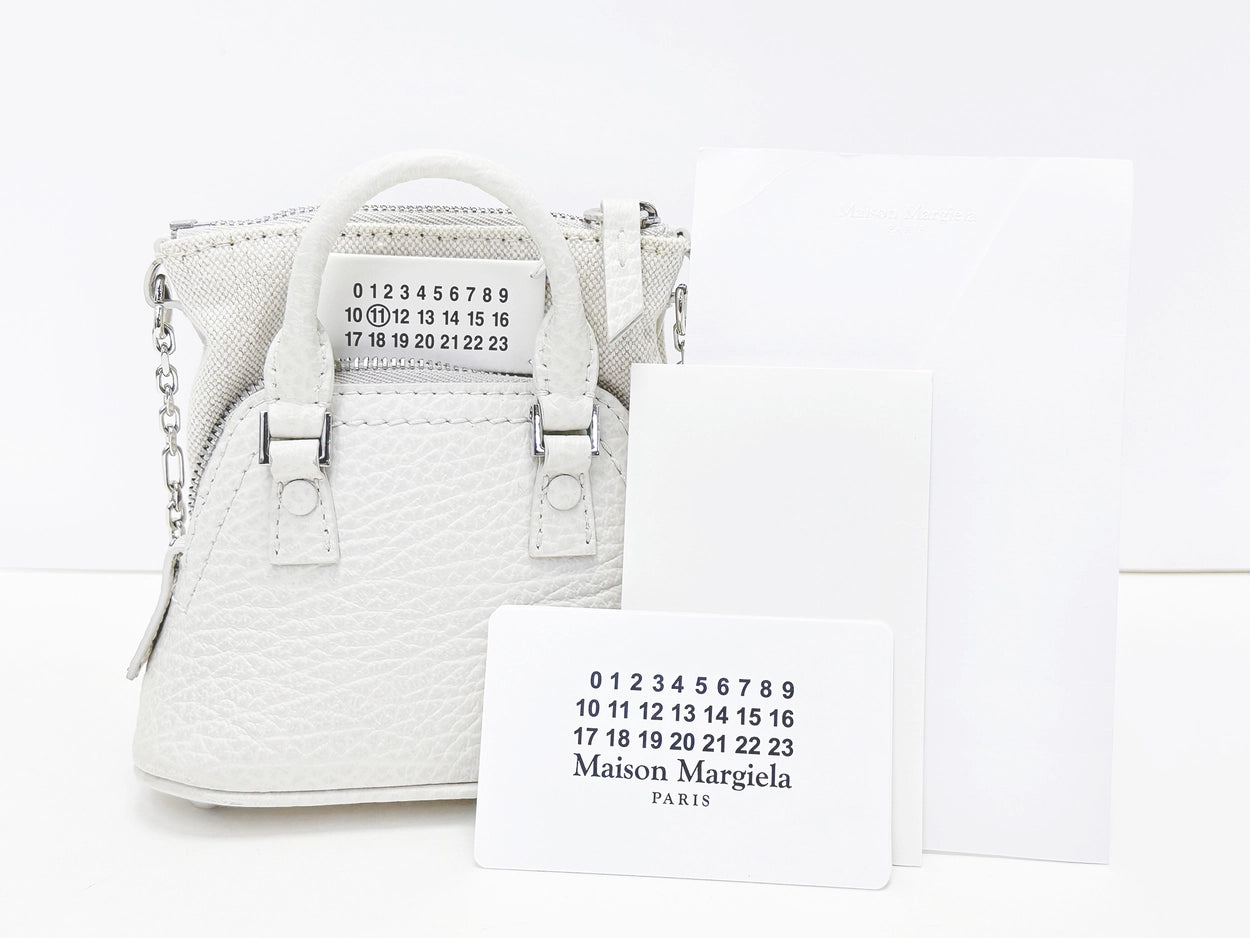 Maison Margiela White 5AC Micro Mini Baby Chain Shoulder Crossbody Bag 4VMMB30353