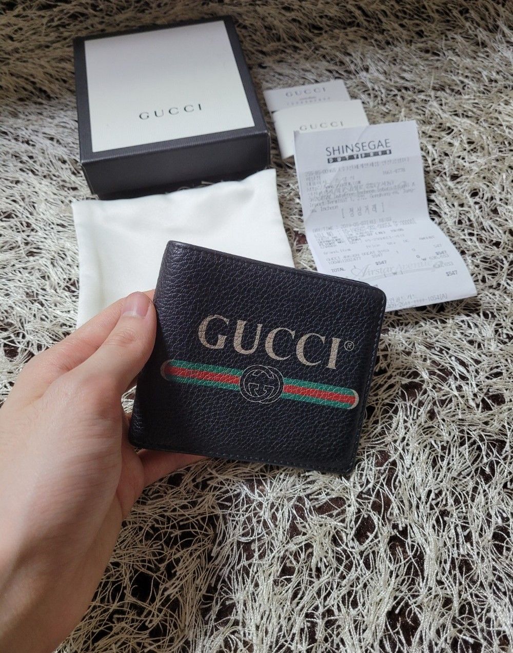 Gucci Black Logo Wallet OS Product number