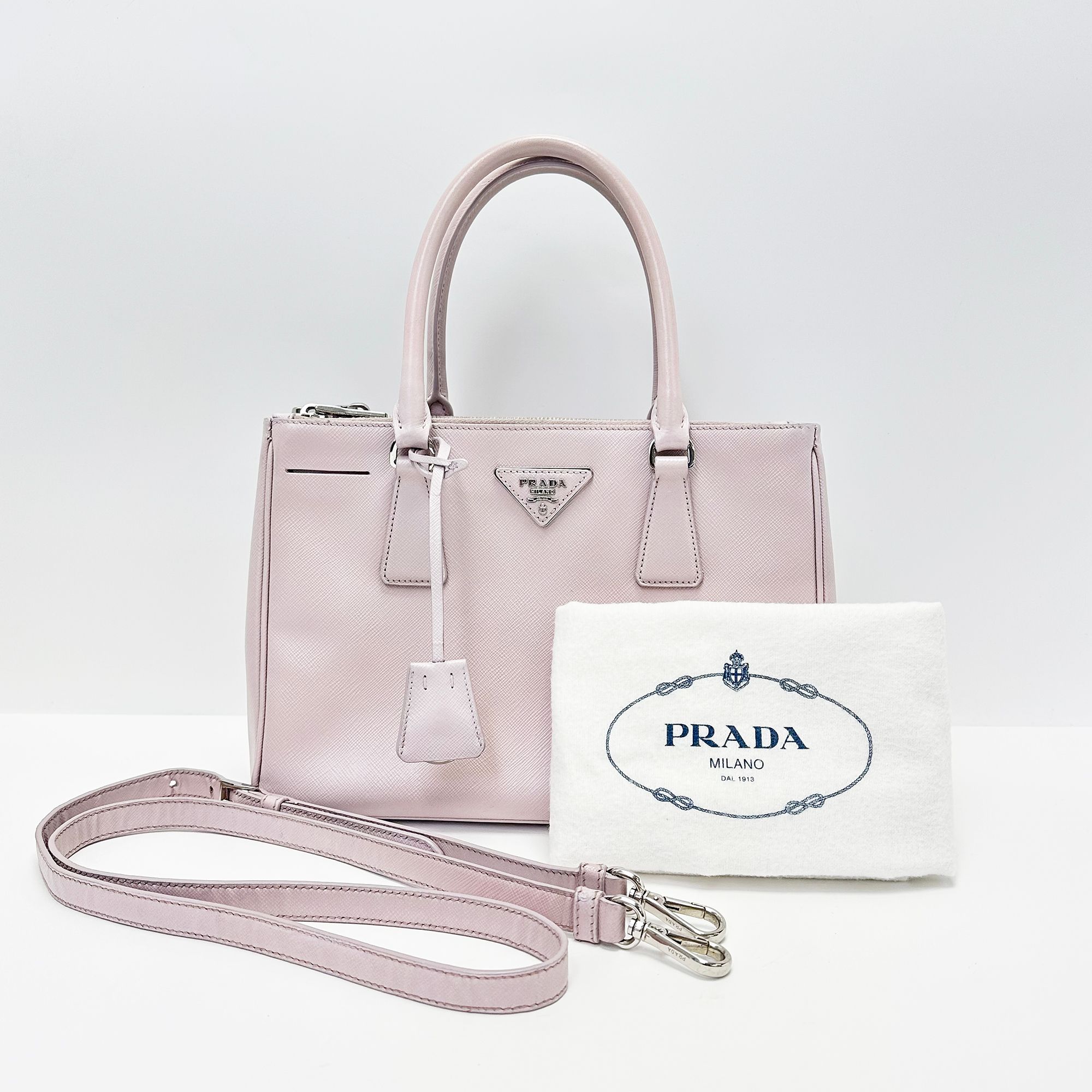 Prada Indie Pink Safiano Galleria Bag 4VPRB19609