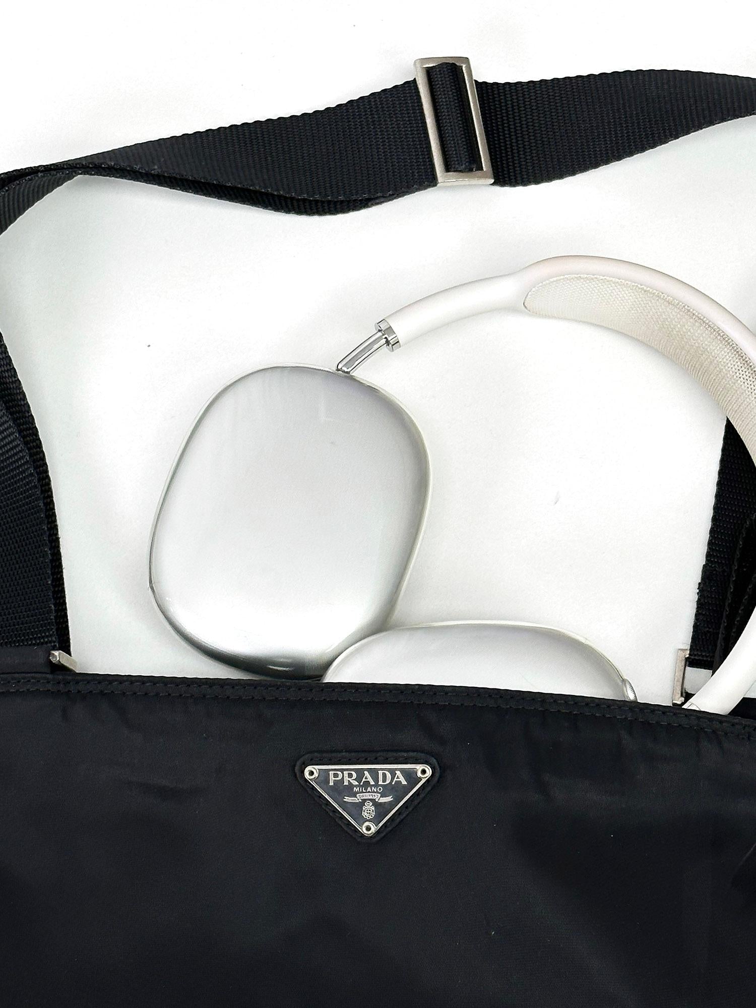Prada Black Pochette Square Crossbody Bag 3VPRB24946
