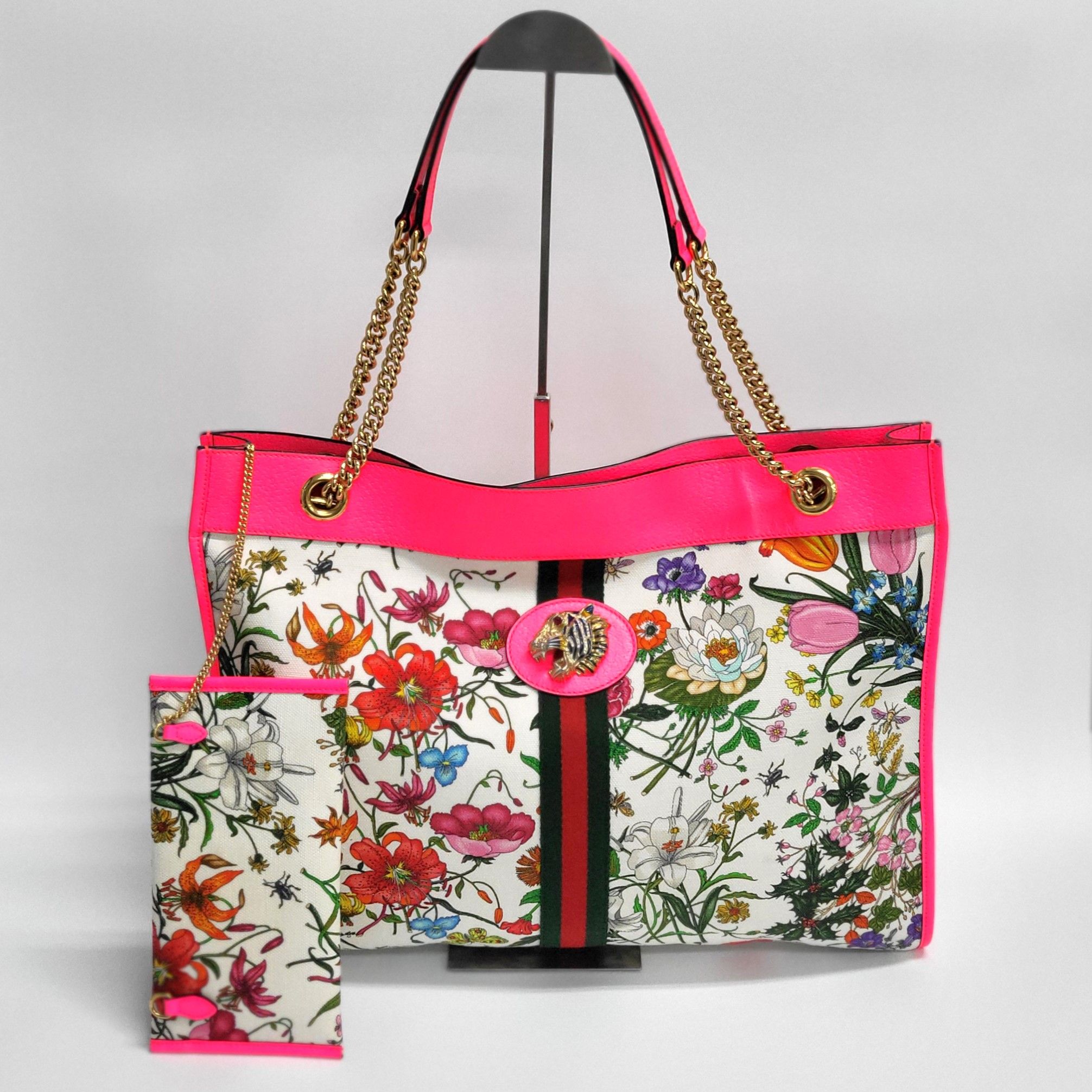 Gucci Tiger Head Tote Bag & Shoulder Bag 5539599ZIDX 8872