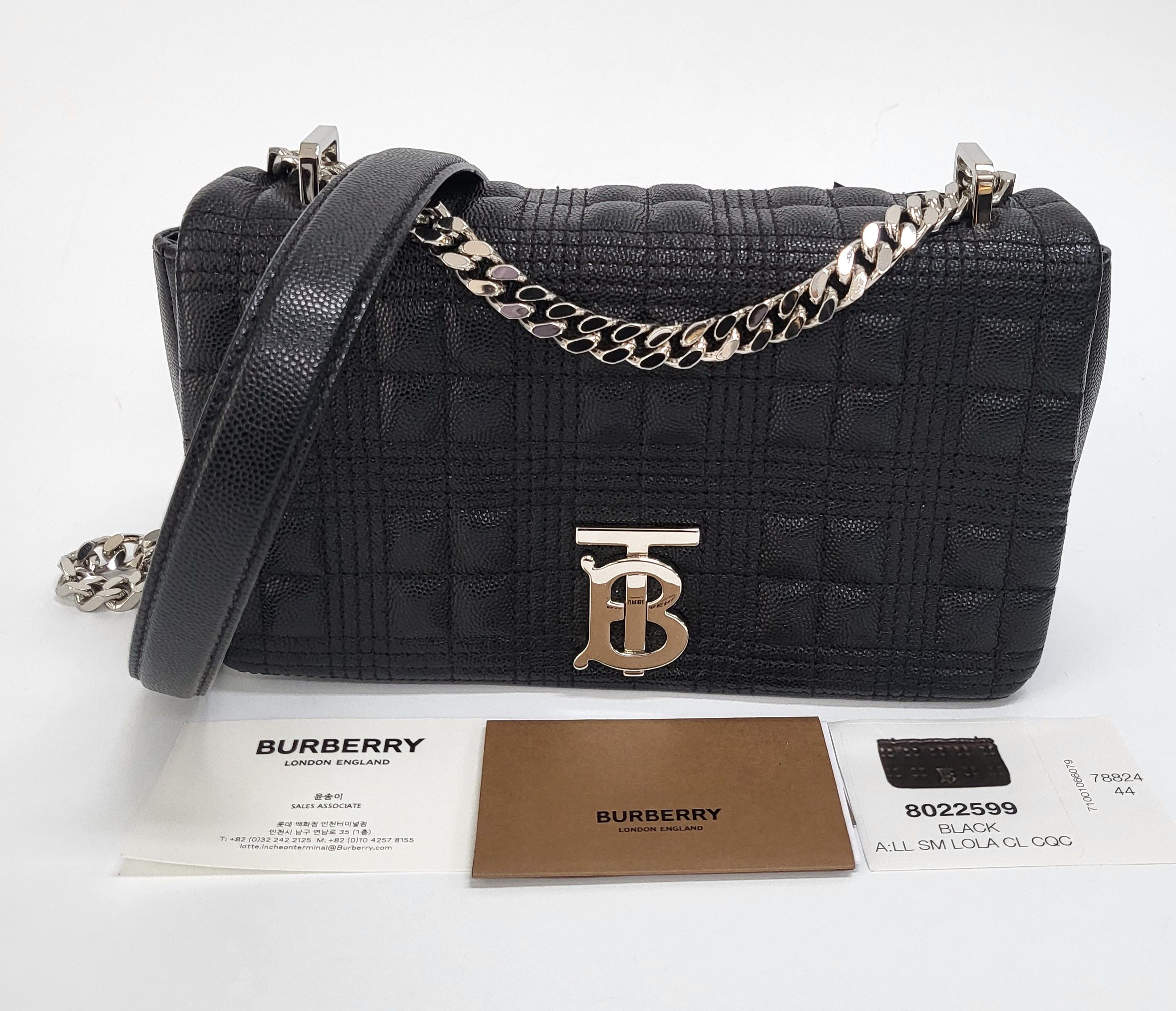 Burberry Quilted TB Laura Small Crossbody 8022599