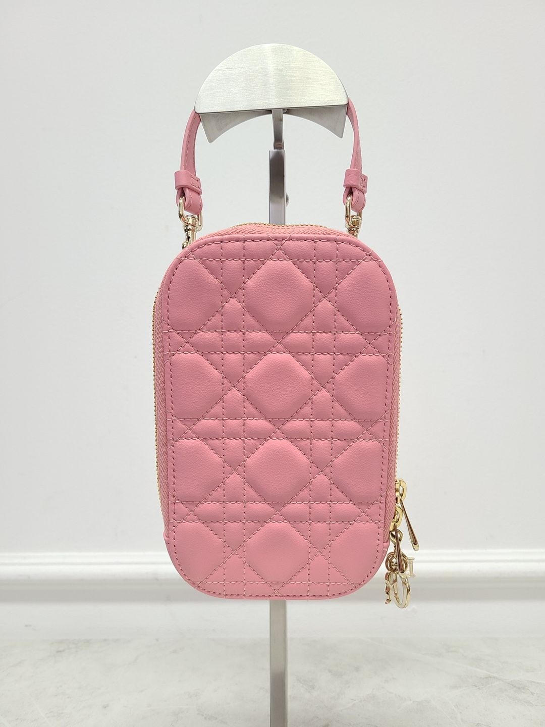 Dior Light Pink Cannage Phone Holder BagSKU12345