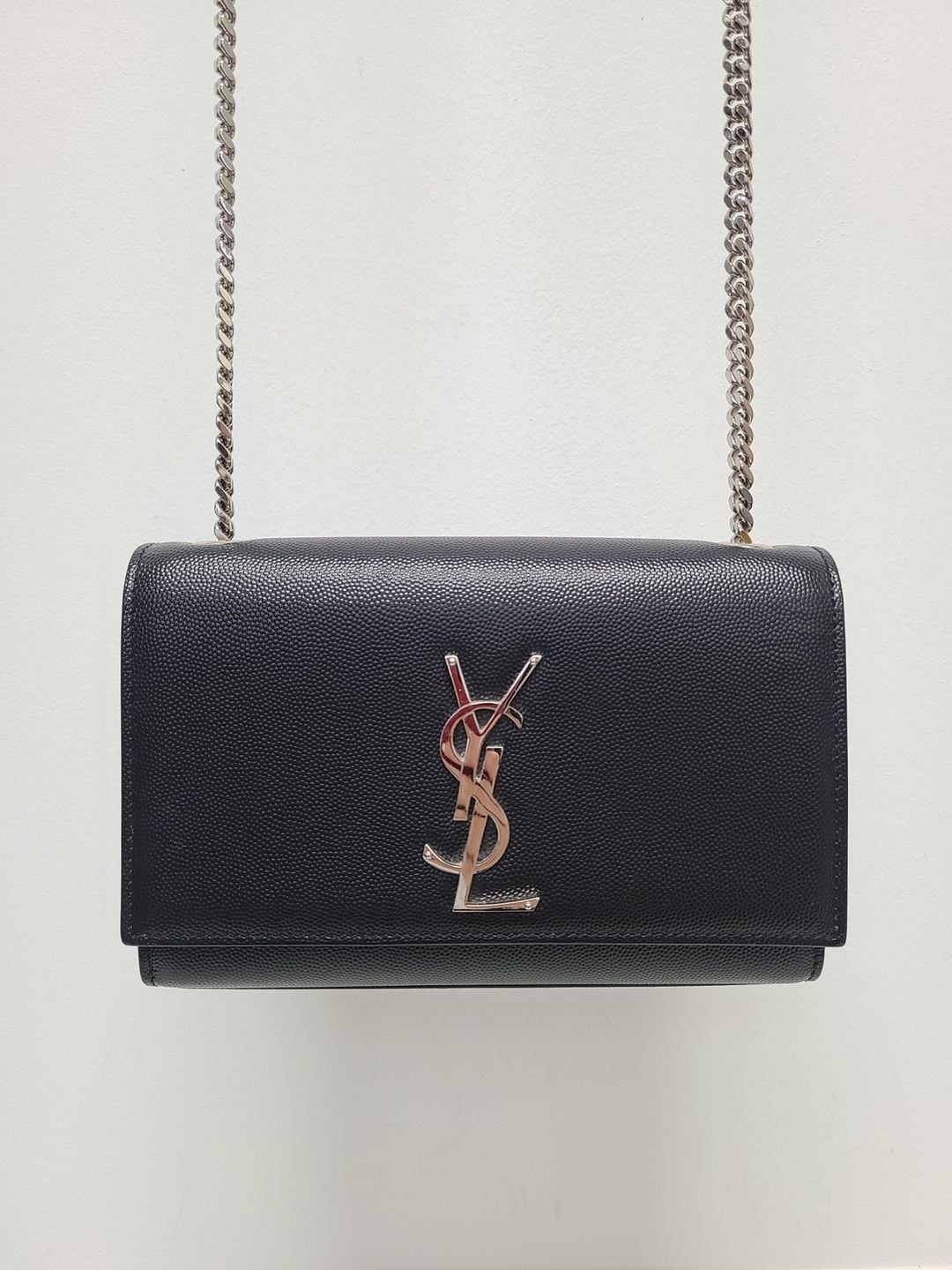Saint Laurent Black Grand de Prud Leather Kate Bag Small SKU123