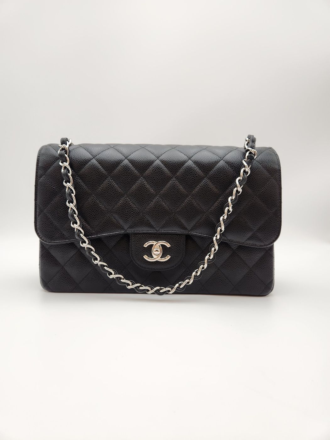 CHANEL Classic Large Caviar Black in 20-Year Condition S 28735461