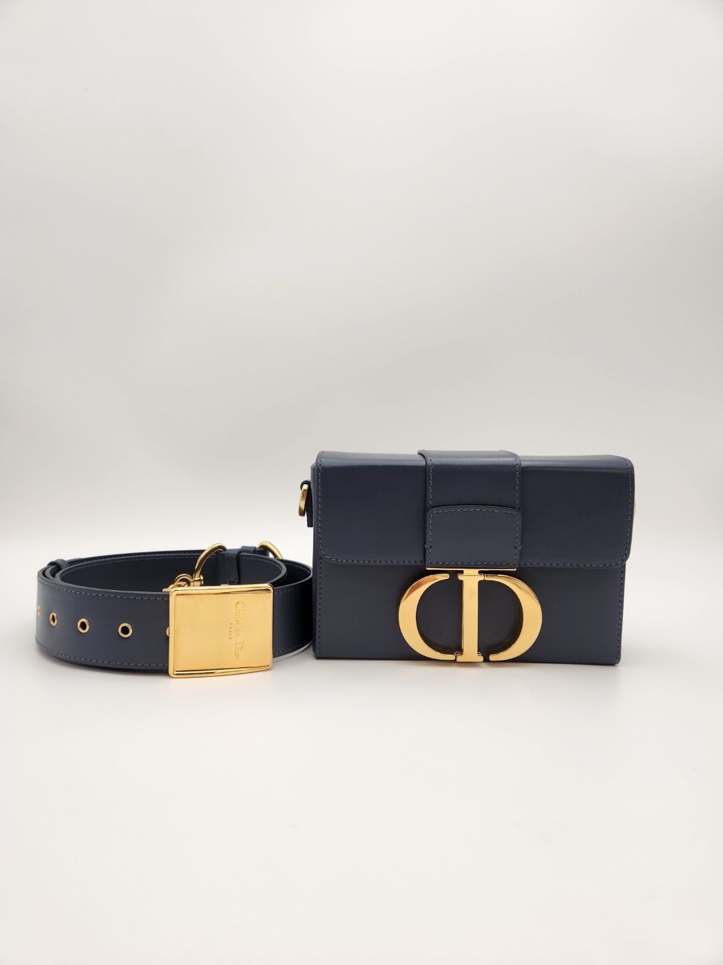Dior Montaigne 30 Box Bag Navy (M9204)