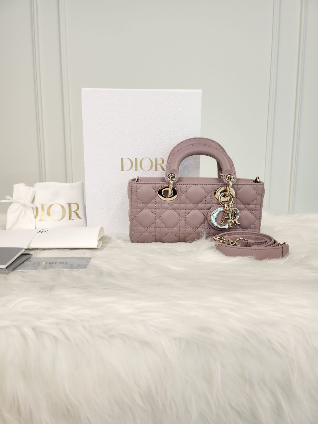 Dior Lady Joy Small Pink (M0613)