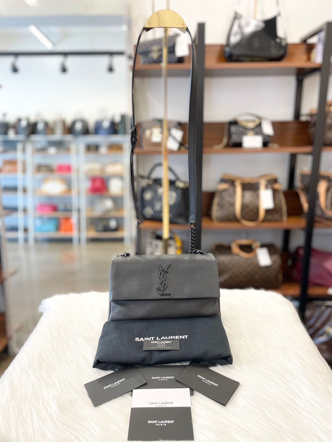 Saint Laurent Small West Shoulder Bag (477498)
