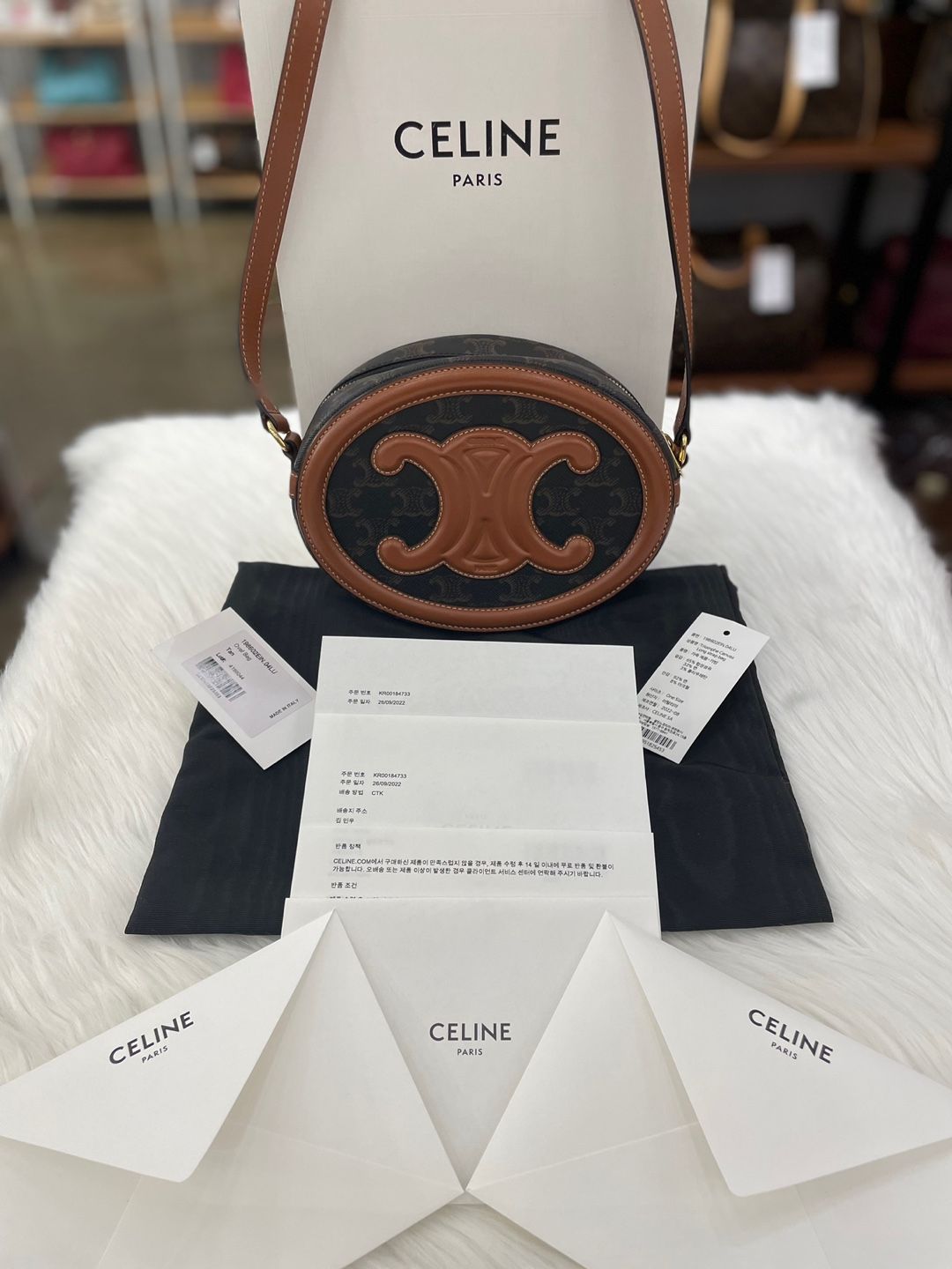 Celine Oval Bag - Quir Troionf (198602)