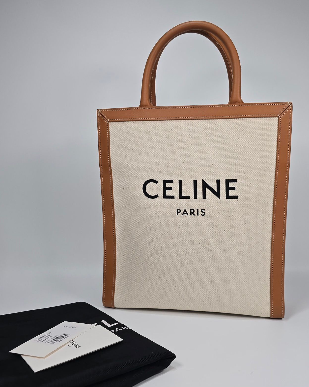 Celine Vertical Canvas Bag - SKU123456