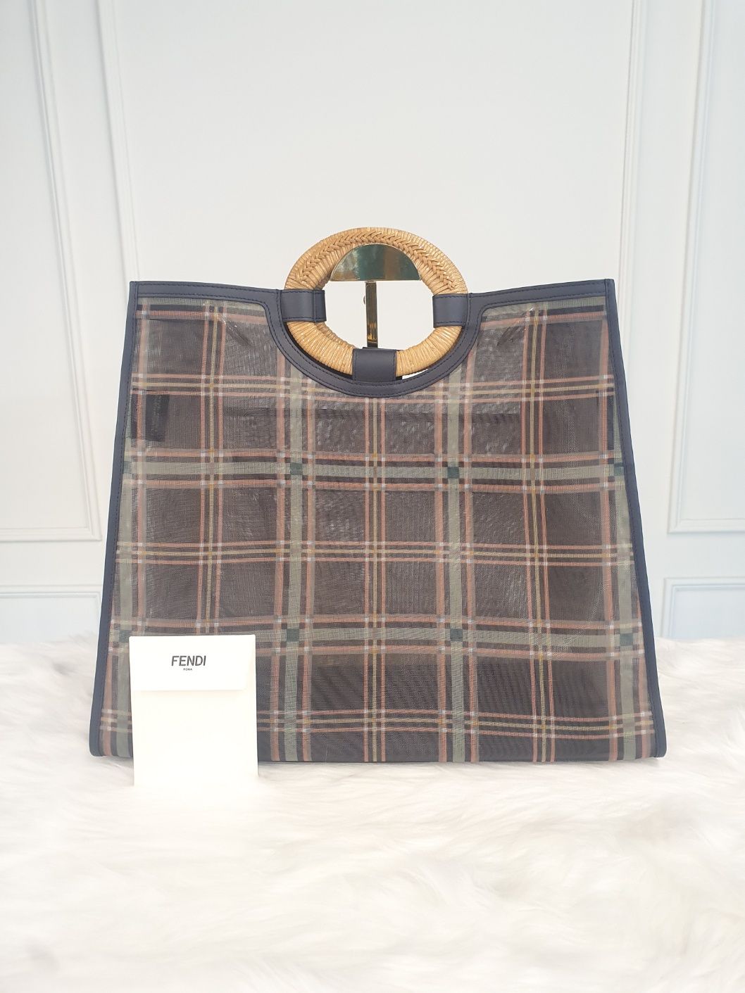 Fendi Mesh Shopper Bag (8BH351) A+ Condition