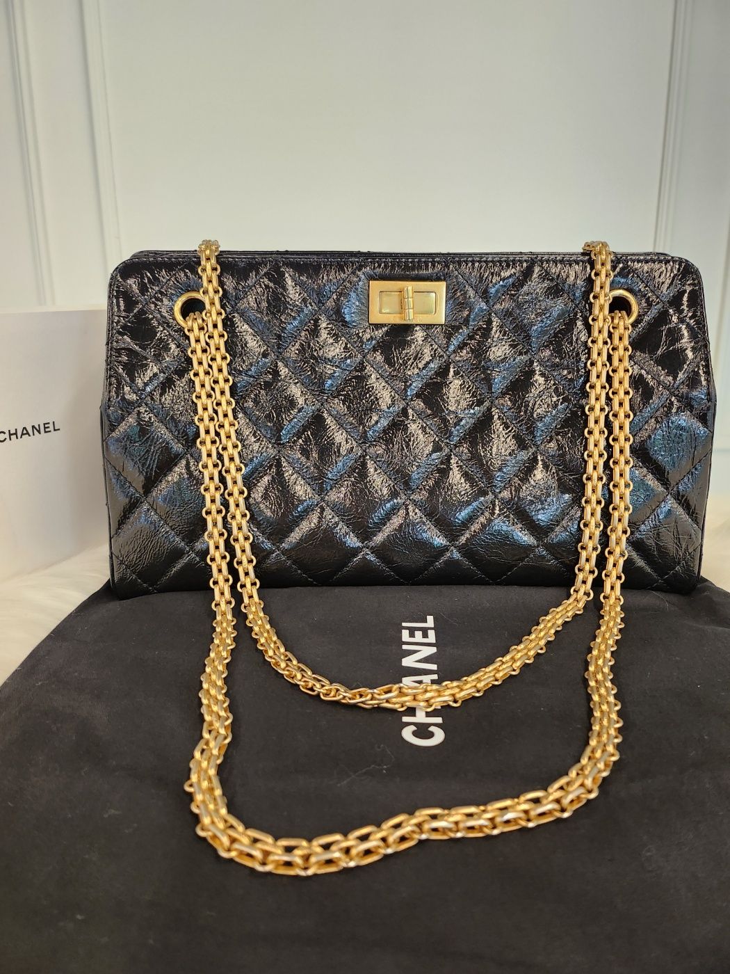 CHANEL Vintage 2.55 Tote Bag A+ Condition 21 Series SKU 21