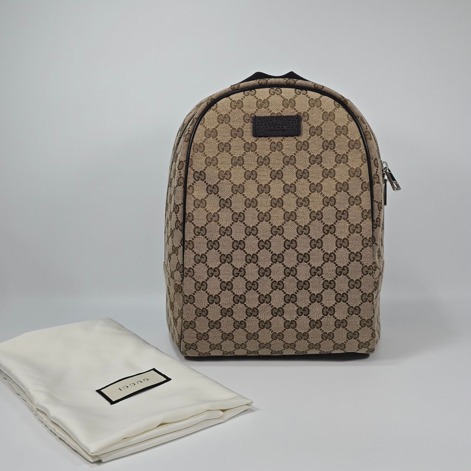 Gucci Supreme Canvas Backpack with GG Logo