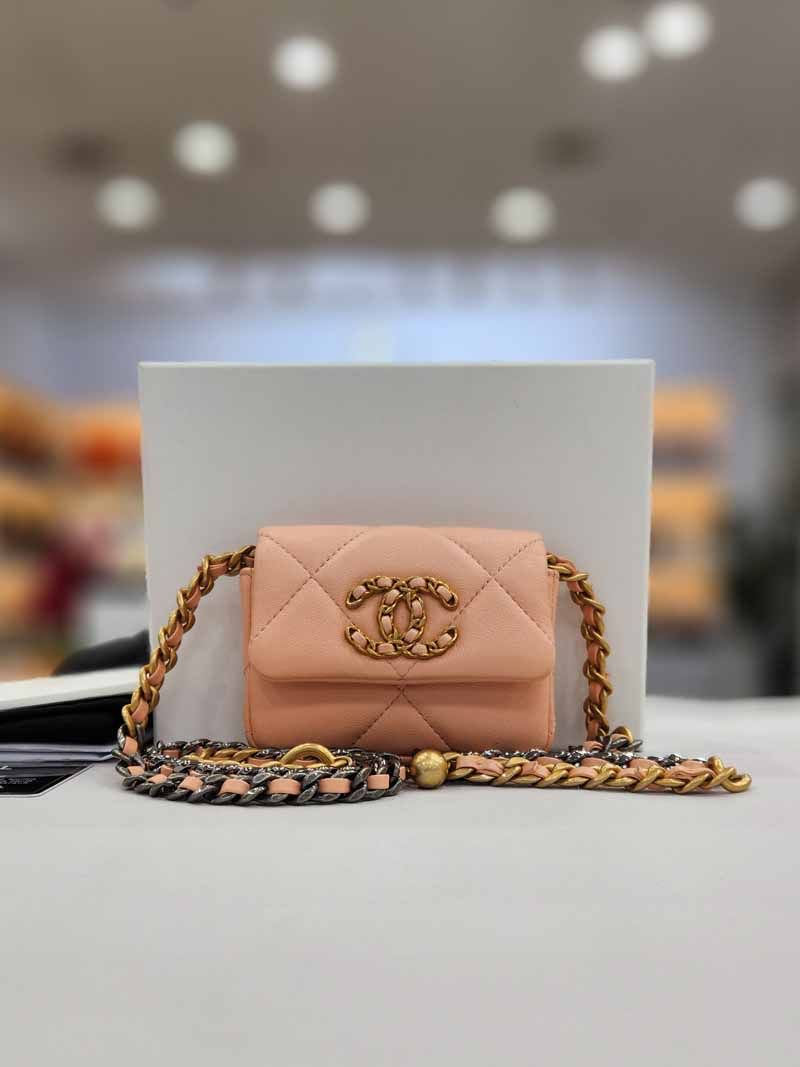 CHANEL Chain Belt Bag in Lambskin 31 Series AP2451