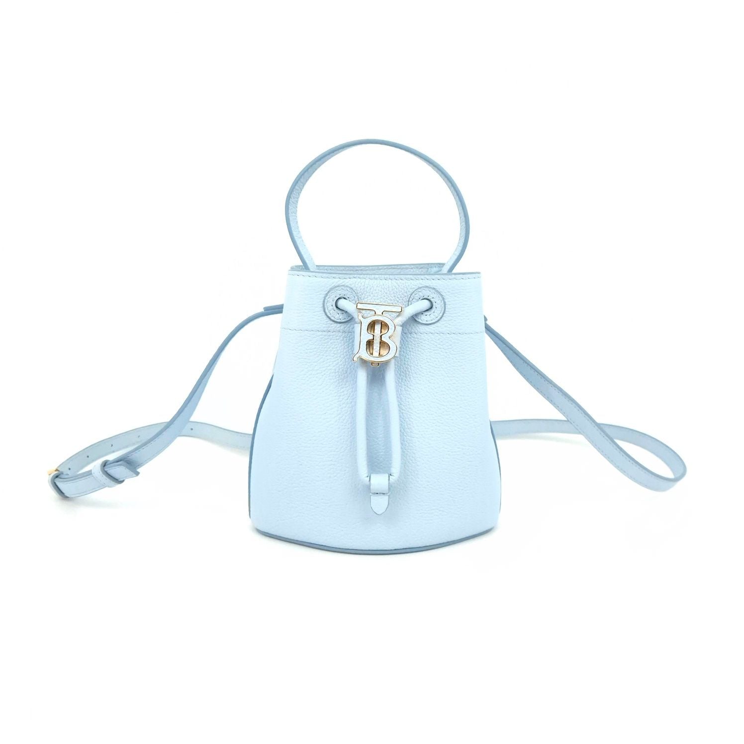 Burberry Mini Drawstring TB Bucket Bag (80706361)