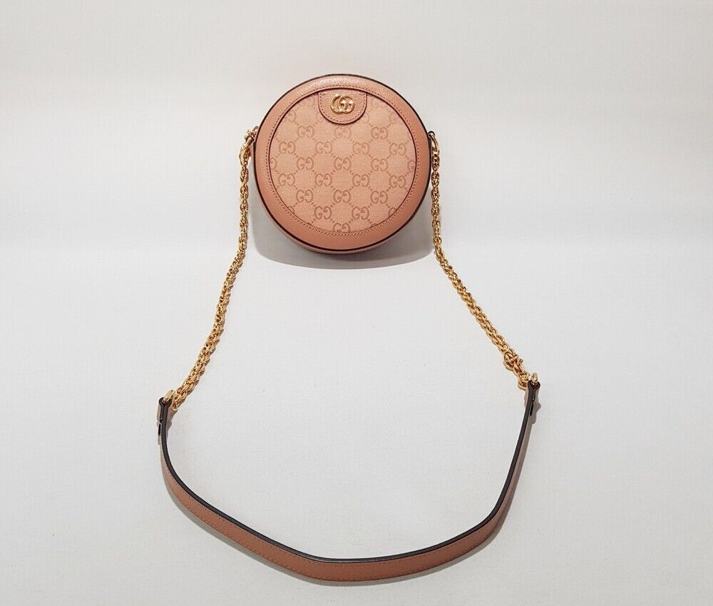 Gucci Supreme Ophidia GG Round Chain Crossbody Bag 550618