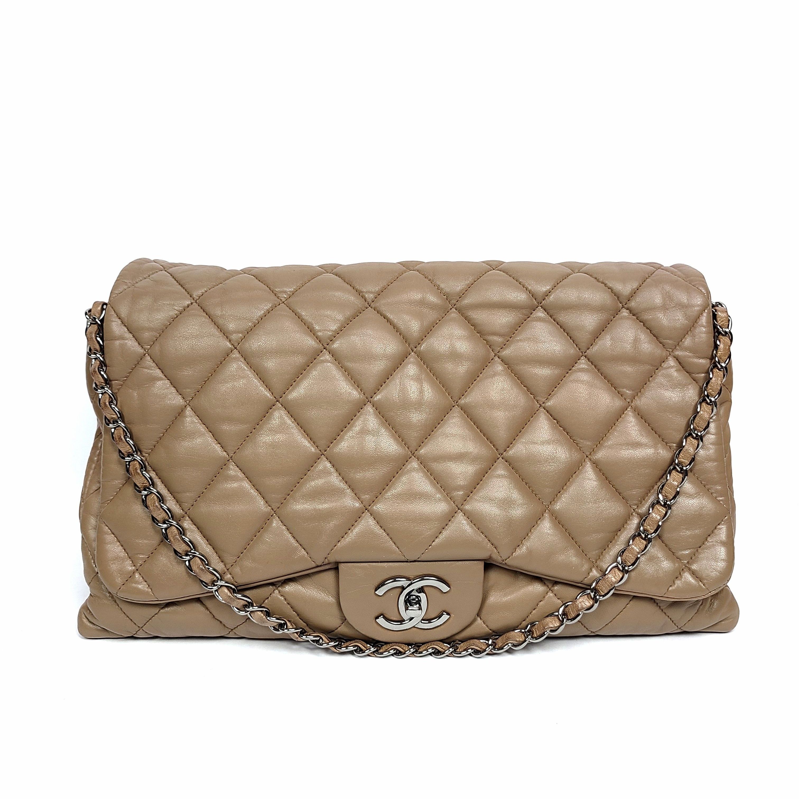 CHANEL Timeless Classic Accordion Flap Shoulder Bag Large [1664]