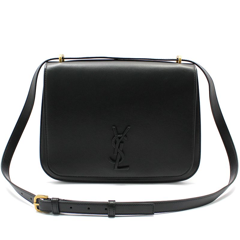 Saint Laurent Black Monogram Spontini Medium Shoulder Bag 513188