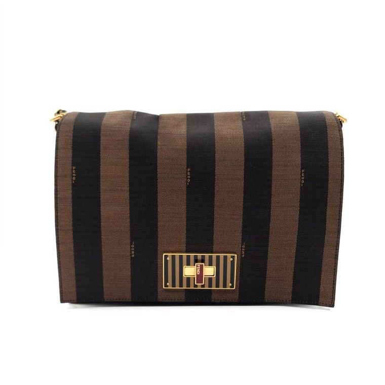 Fendi Fabric Chain Shoulder Bag 91722013