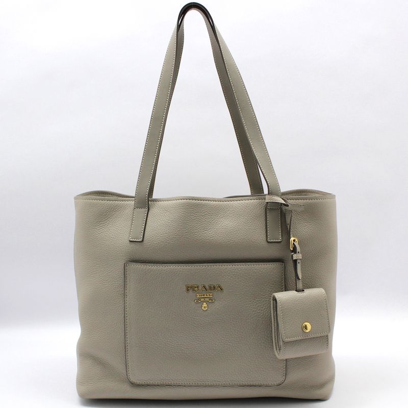 Prada Dino Logo Shopper Shoulder Bag 1BG048