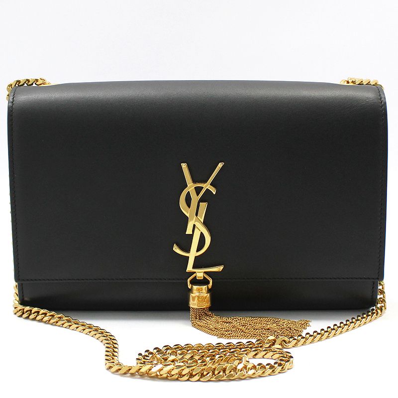 Saint Laurent Monogram Tassel Chain Shoulder Bag 354119