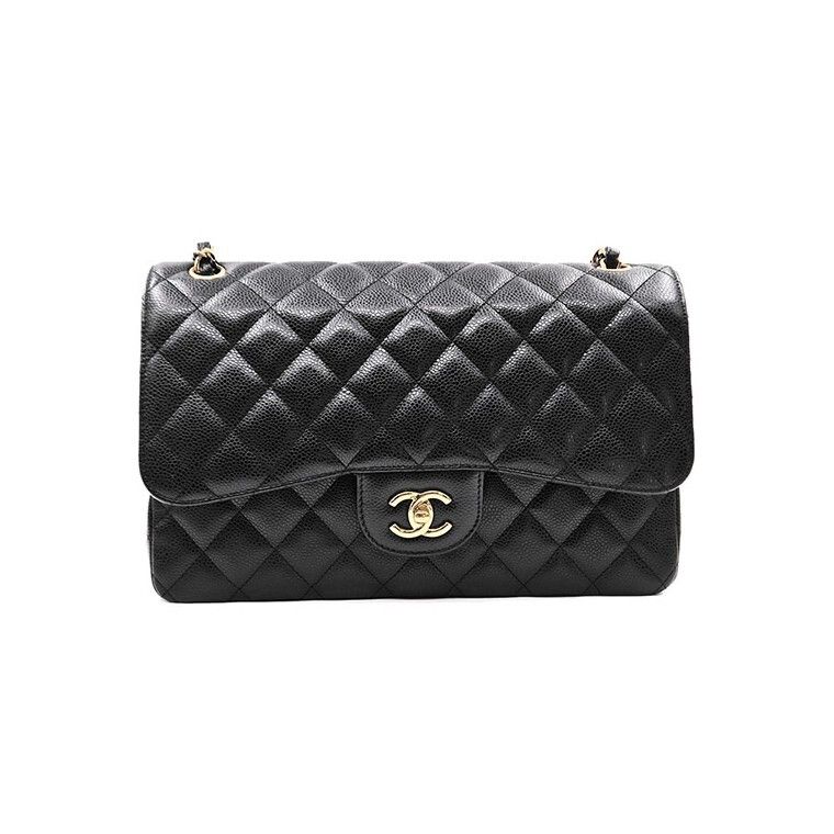 CHANEL Caviar Classic Jumbo Large Bag 12325023