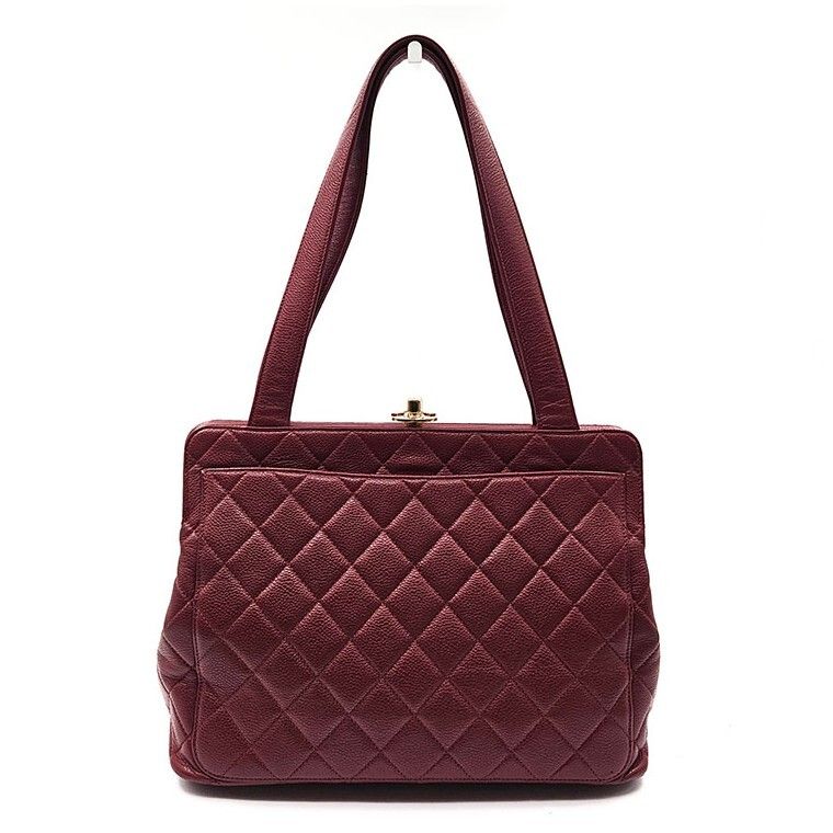 CHANEL Vintage Caviar Tote Bag 60624063