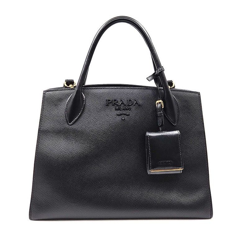 Prada Monochrome Shoulder Bag (1BA155) 82724043
