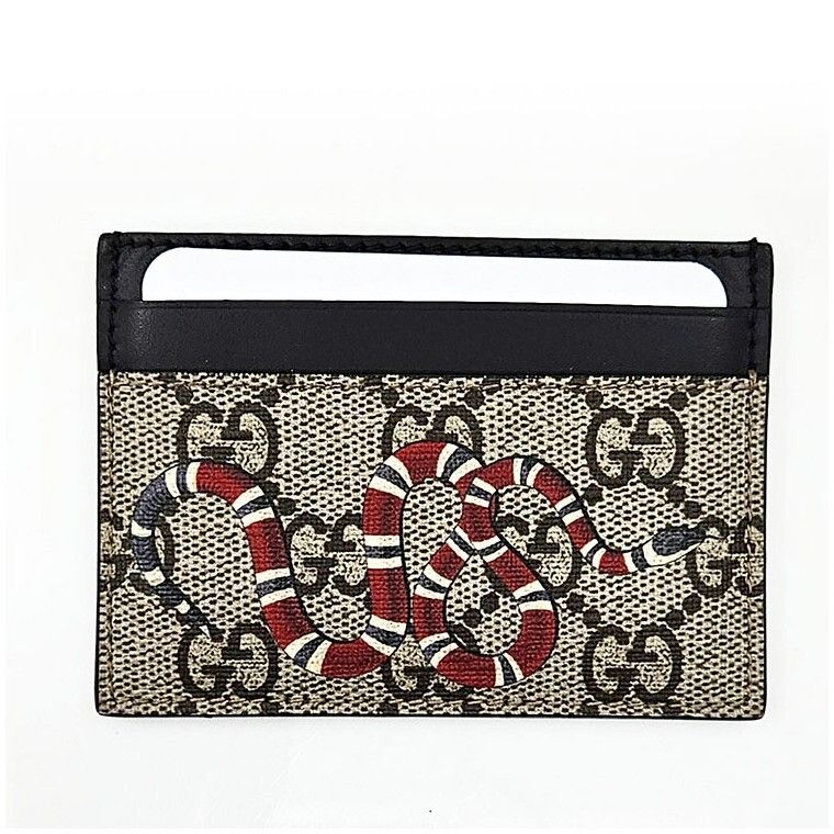 Gucci Supreme Snake Supreme Card Wallet (451277)