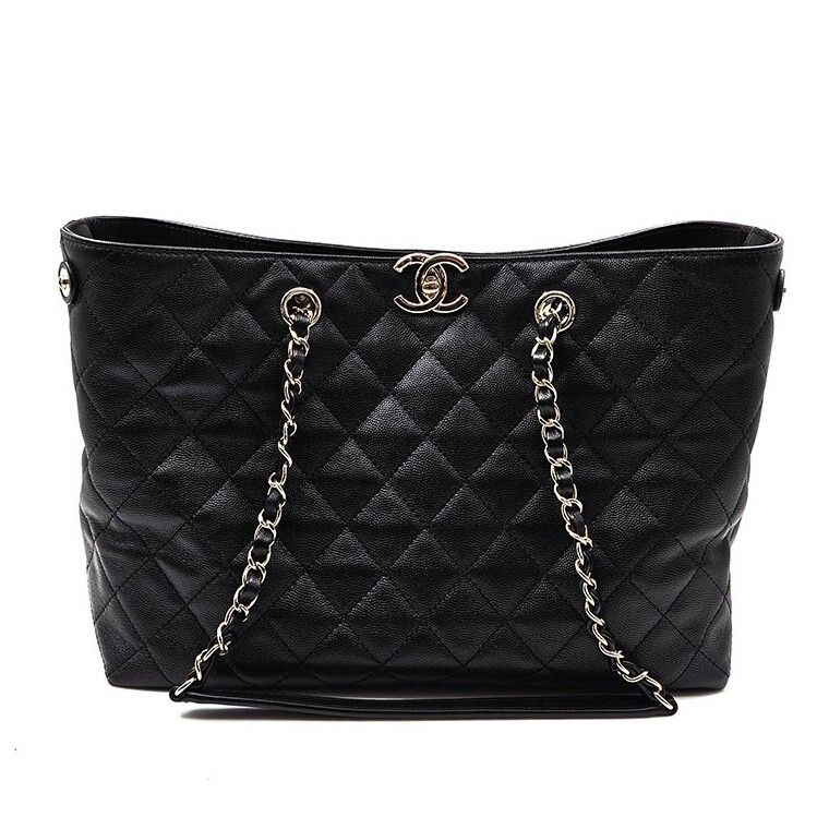 CHANEL Caviar Timeless Chain Shoulder Bag 50824043