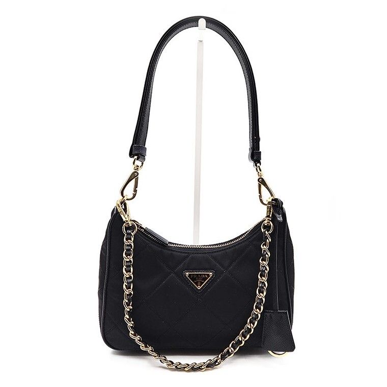 Prada Nylon Padding Top Stitch Mini Shoulder Bag (1BC204) 120924073