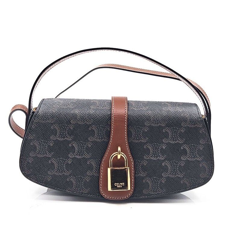 Celine Triomphe Tab Clutch On Shoulder Bag 90924023