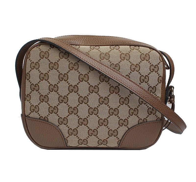 Gucci Brown Canvas Crossbody Bag SKU12345
