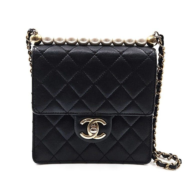 CHANEL Pearl Flap Crossbody Bag (AS0584) 62024063