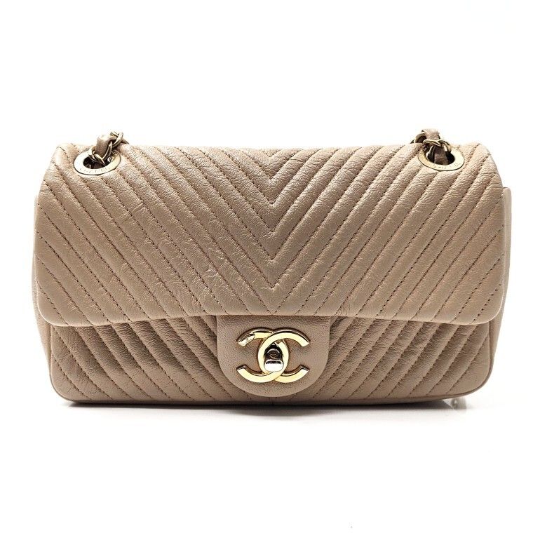CHANEL Chevron Chain Shoulder Bag 111623013