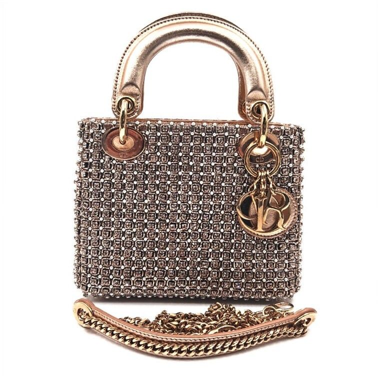 Dior Lady Mini Bag with Christian Embroidery 30424023