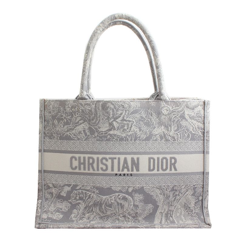 Dior Gray Medium Book Tote Bag SKU 50 MA 0231