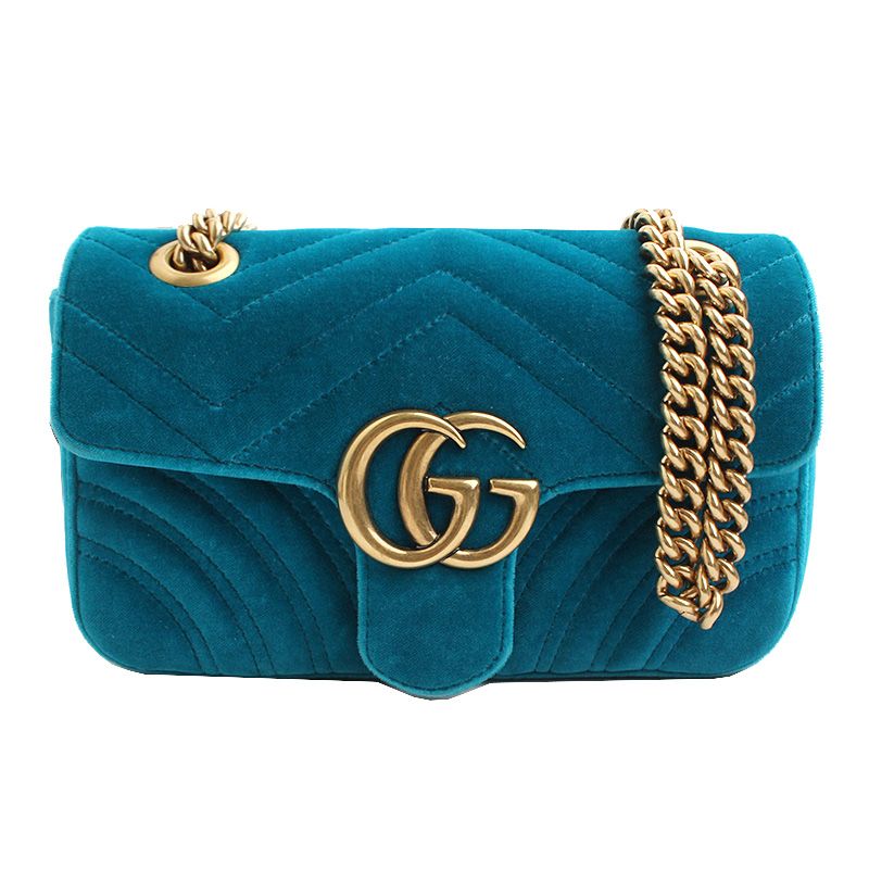 Gucci Velvet Matelasse Crossbody Bag 467891