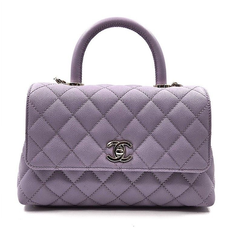 CHANEL Caviar Coco Handle Small Bag 50824053
