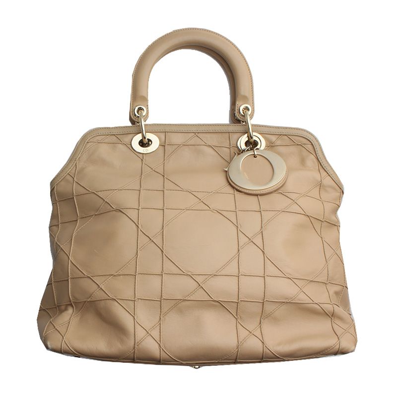 Dior Beige Lambskin Tote Bag SKU102