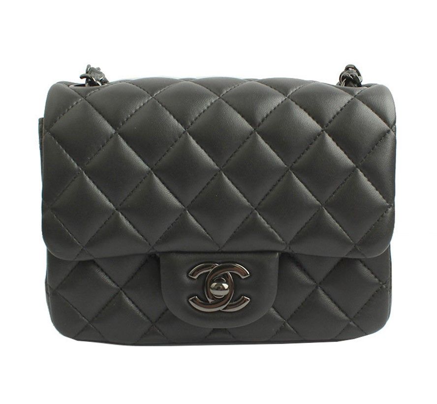 CHANEL Petite Sac Lambskin Black Mini Crossbody Bag 31 Series