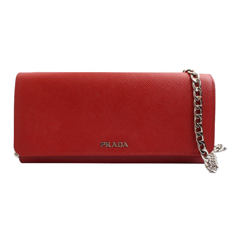 Prada Saffiano Leather Crossbody & Clutch Bag SKU 12345