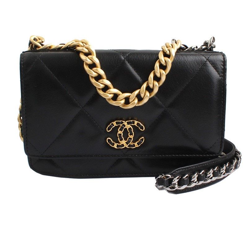 CHANEL Mini Crossbody Bag in Lambskin Leather 30 Series SKU 19