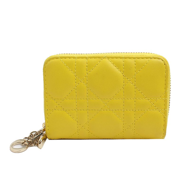 Dior Yellow Canage Gold Card Wallet SKU123