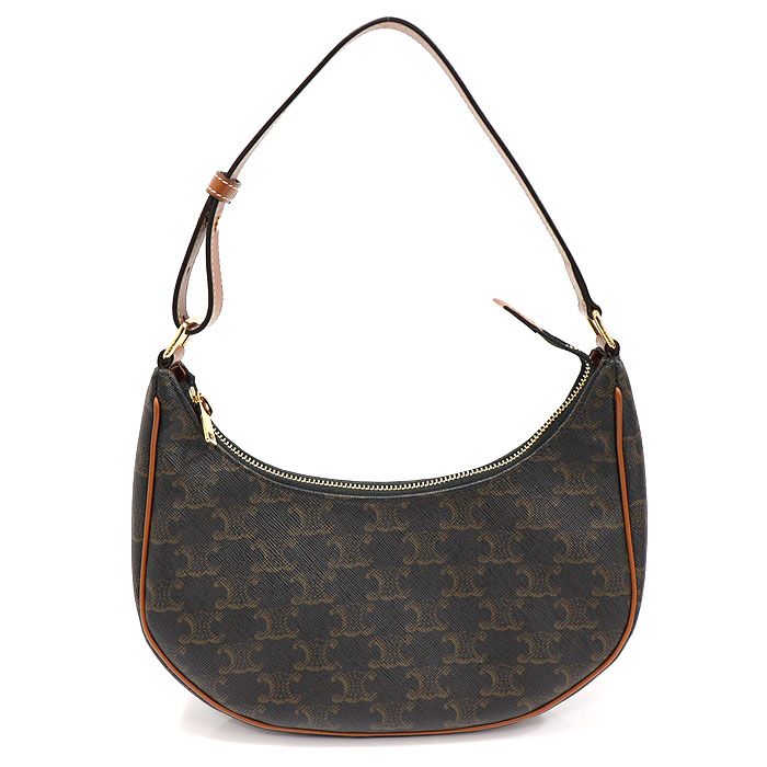 Celine Canvas Tan Calfskin Ava Medium Hobo Shoulder Bag 193952BZJ.04LU