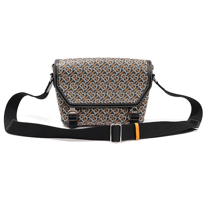 Burberry Multi-Color TB Monogram Print Canvas Wright Light Small Messenger Crossbody 80590671