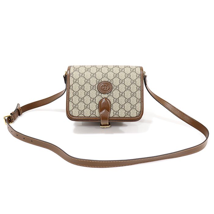 Gucci Supreme Canvas Interlocking G Shoulder Bag 671620 GG (SKU: EP37820GU)