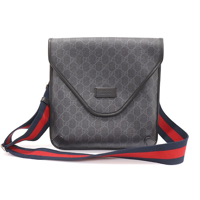 Gucci Supreme Canvas Web Stripe Messenger Crossbody Bag 599521 GG (SKU: EP95966GU)