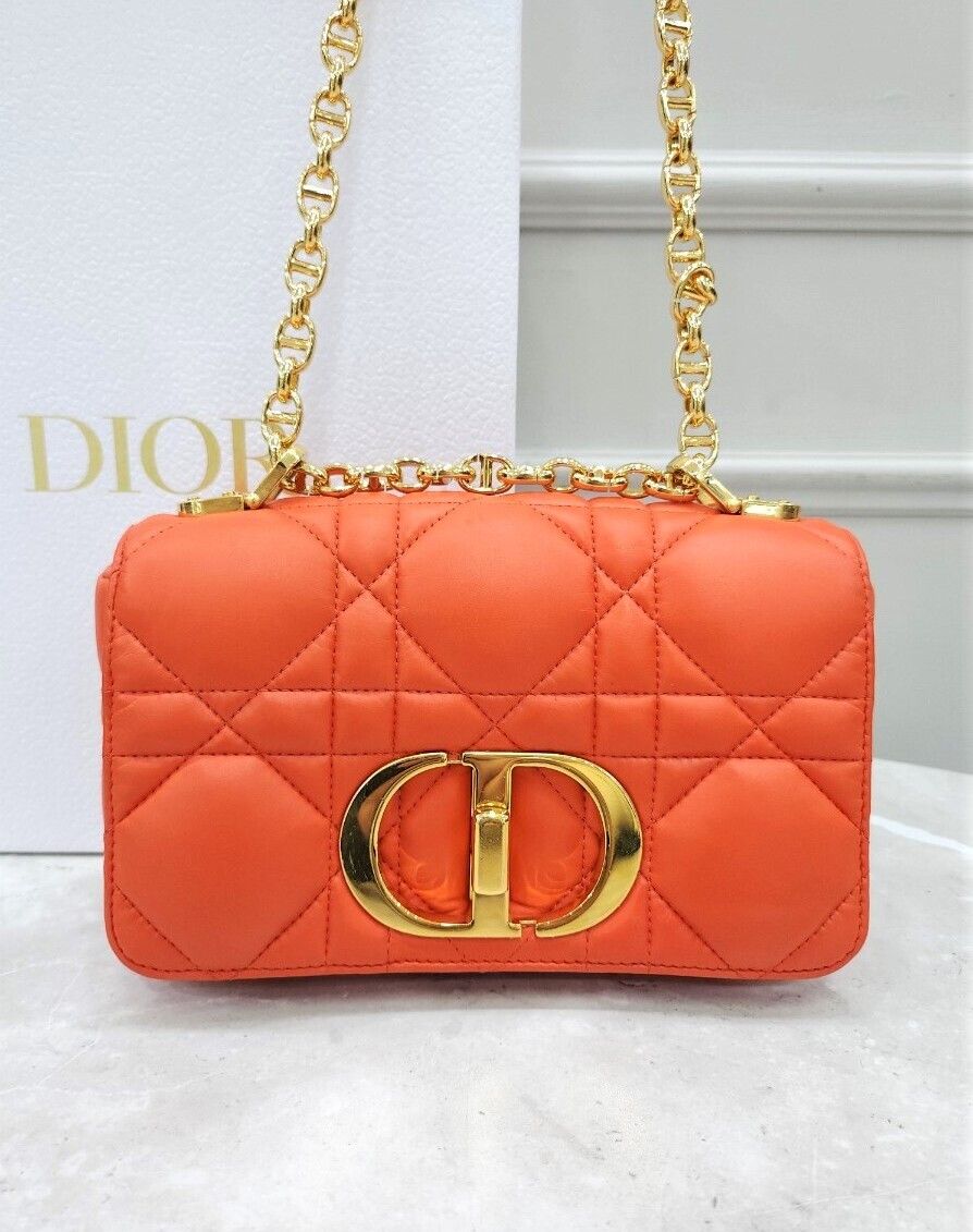 Dior Orange Gold Caro Back Small (SKU: Product number)