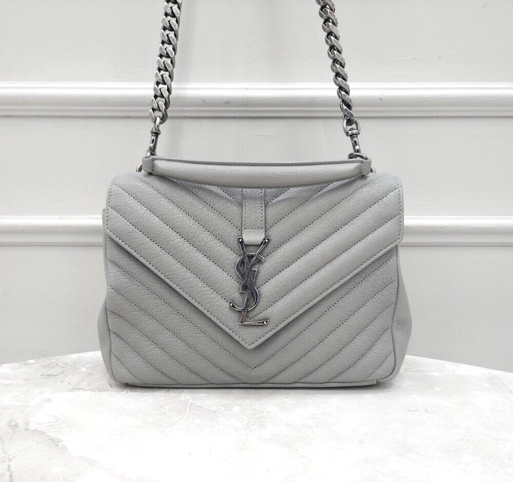 Saint Laurent Monogram Satchel College Shoulder Bag Medium SKU